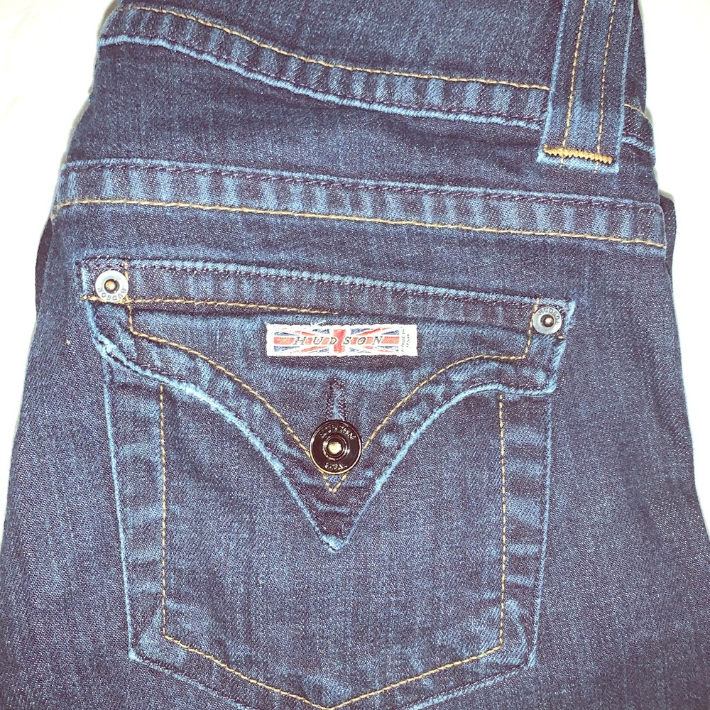 HUDSON Lowrise Bootcut dark wash jeans size 28